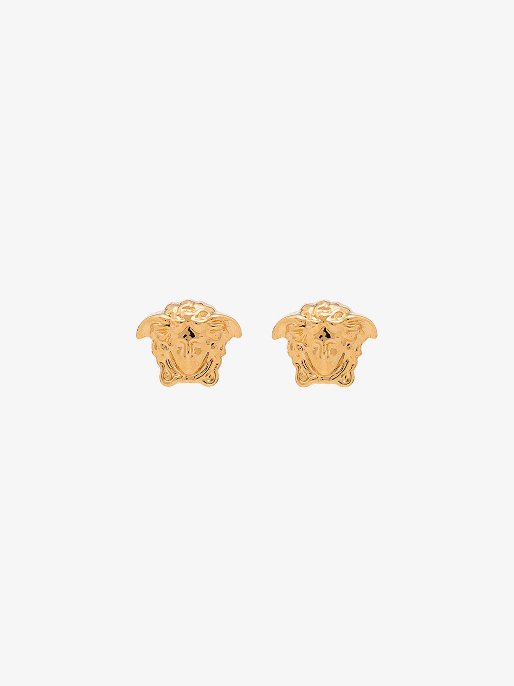Metallic Medusa Stud Earrings