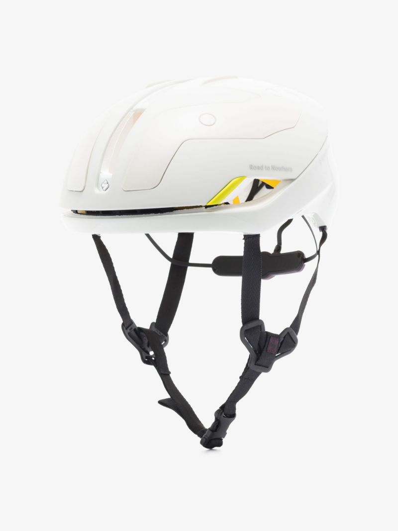 Pas Normal Studios white Falconer II Aero MIPS cycling helmet | Browns