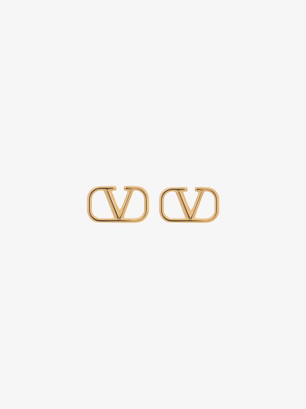 Gold-Tone VLogo Stud Earrings