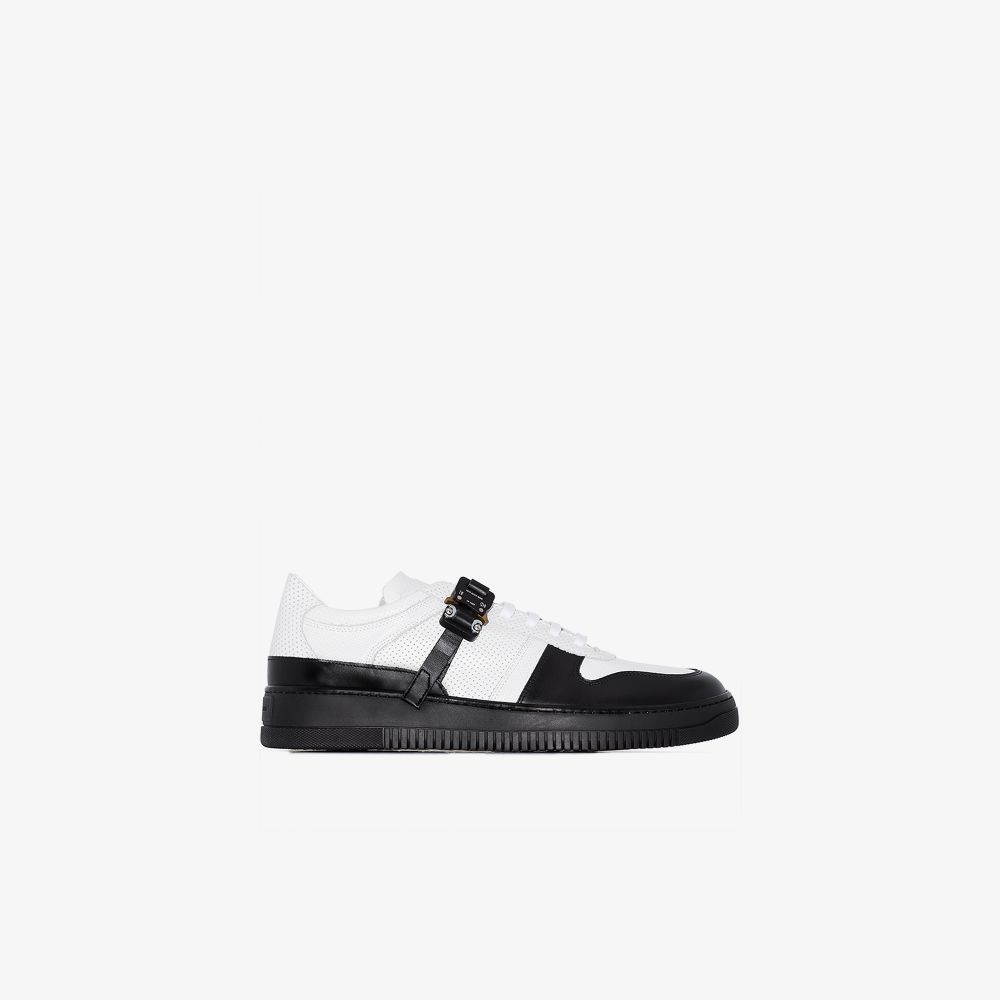 Alyx Colour Block Buckle Strap Sneakers In White