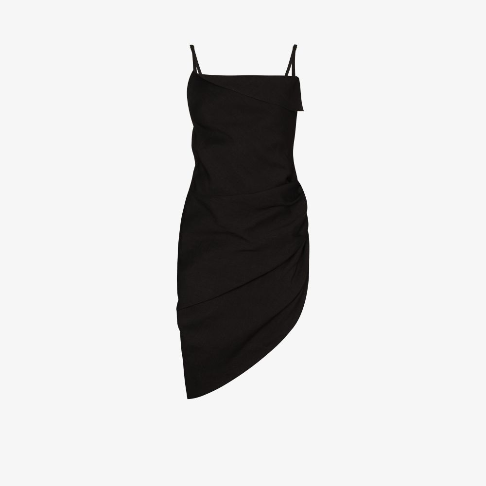 JACQUEMUS LA ROBE SAUDADE RUCHED MINI DRESS,211DR1621110399015762924