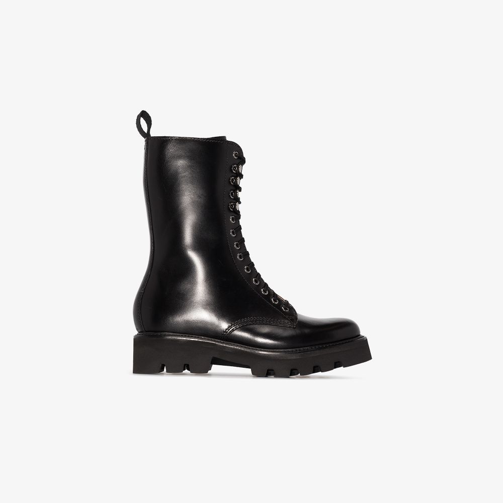 grenson women's lace up boots