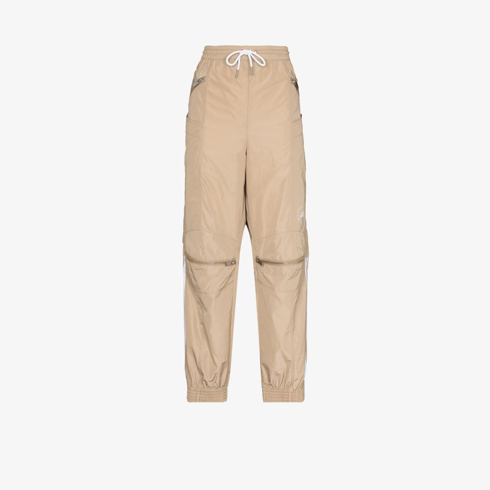 Stella Mccartney X Adidas Three Stripes Track Pants In Brown