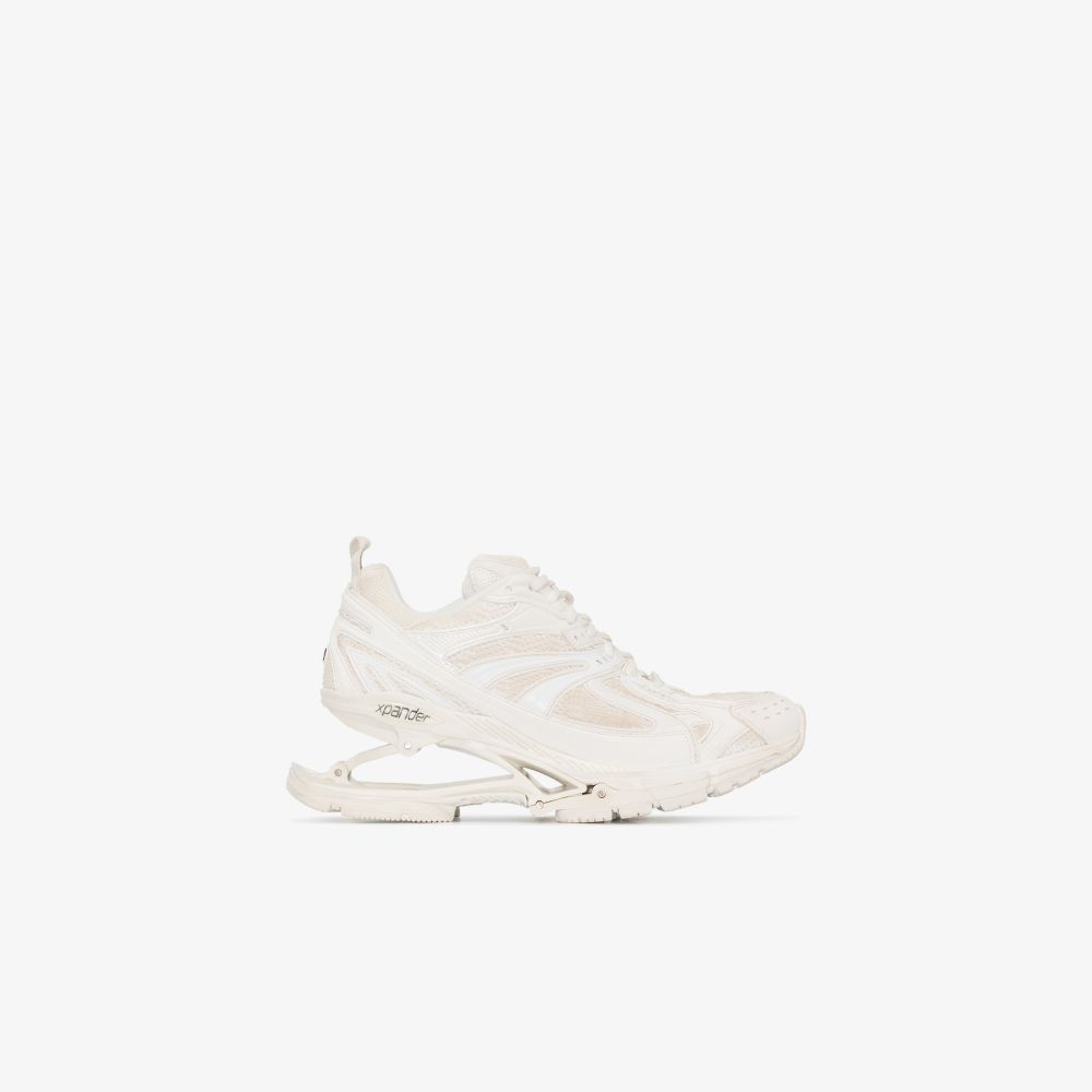 Balenciaga 40mm X-pander Mesh & Nylon Sneakers In Neutrals