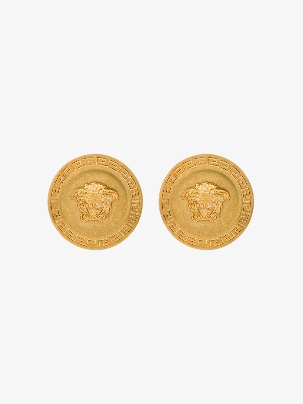 Gold-Tone Tribute Medusa Stud Earrings