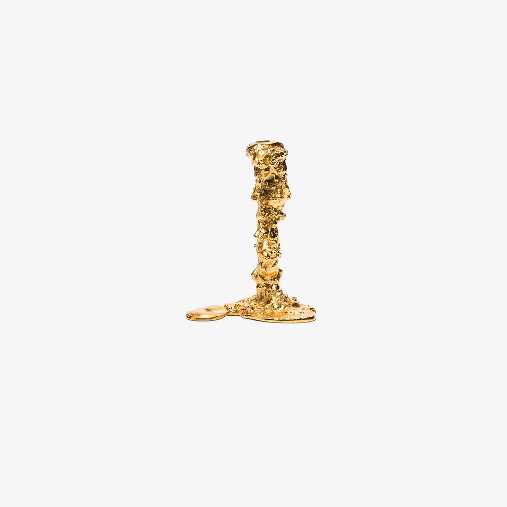 Shop Pols Potten Gold-tone Drip Large Candle Holder