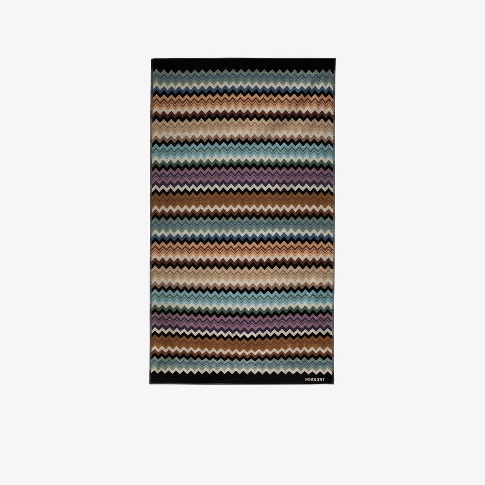 MISSONI MULTICOLOURED ADAM PRINTED COTTON TOWEL,1A3SP9980116453260