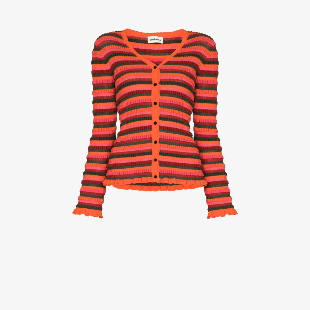 MOLLY GODDARD AMARA STRIPED CARDIGAN,MGAW2176AMARACARDIGAN16659155