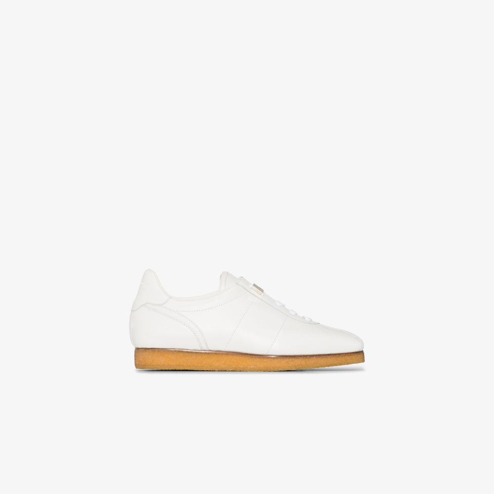 New Standard White Change Leather Sneakers