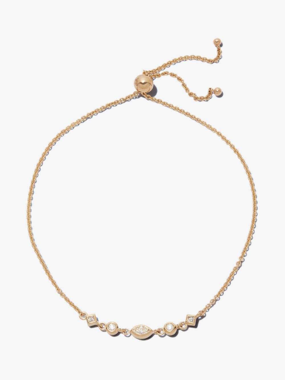 Zoë Chicco 14K Yellow Gold Toggle Chain Diamond Bracelet