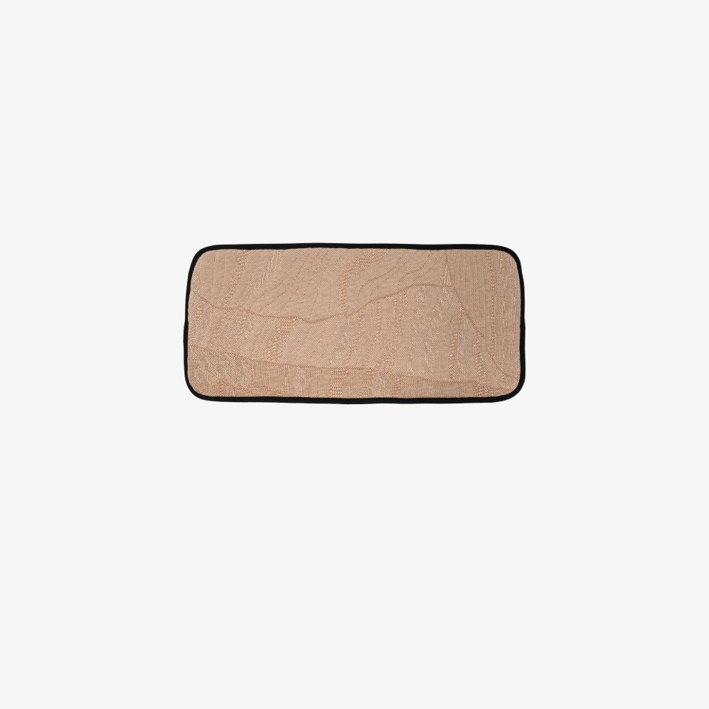 Byborre Neutral Rocks Logo Cushion In Neutrals