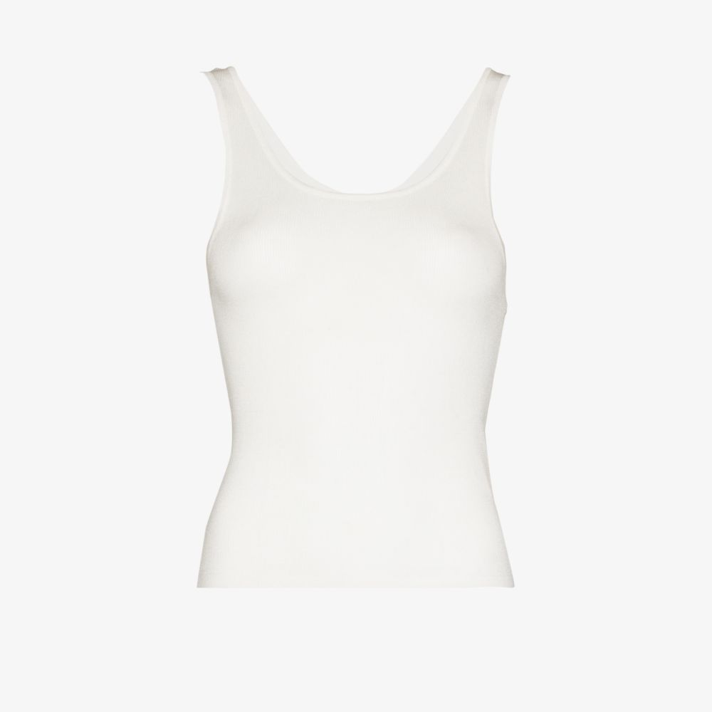ST. AGNI FINE KNIT TANK TOP - WOMEN'S - TENCEL™ R22006WHT17057113
