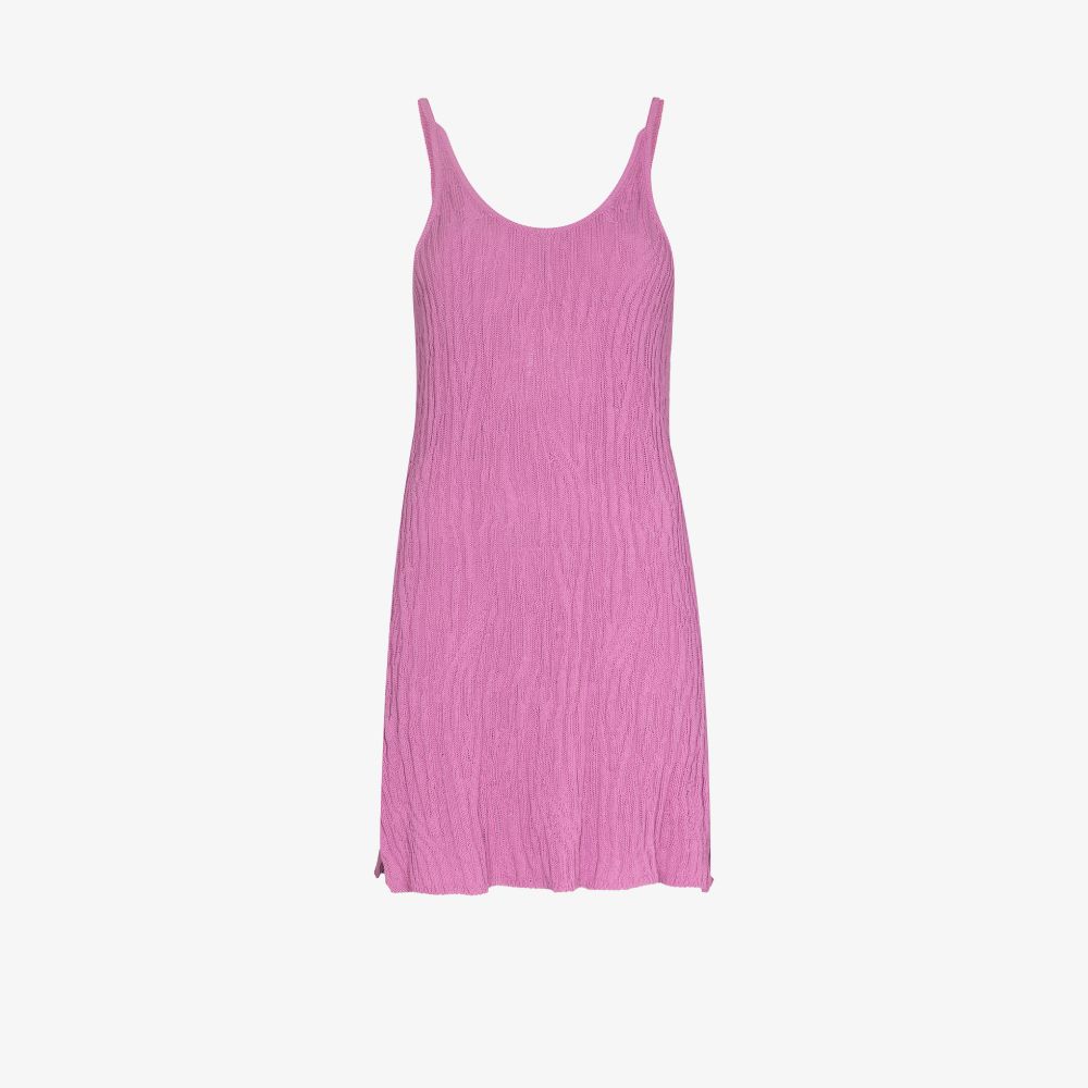 Marques'Almeida Knitted V-Neck Mini Dress