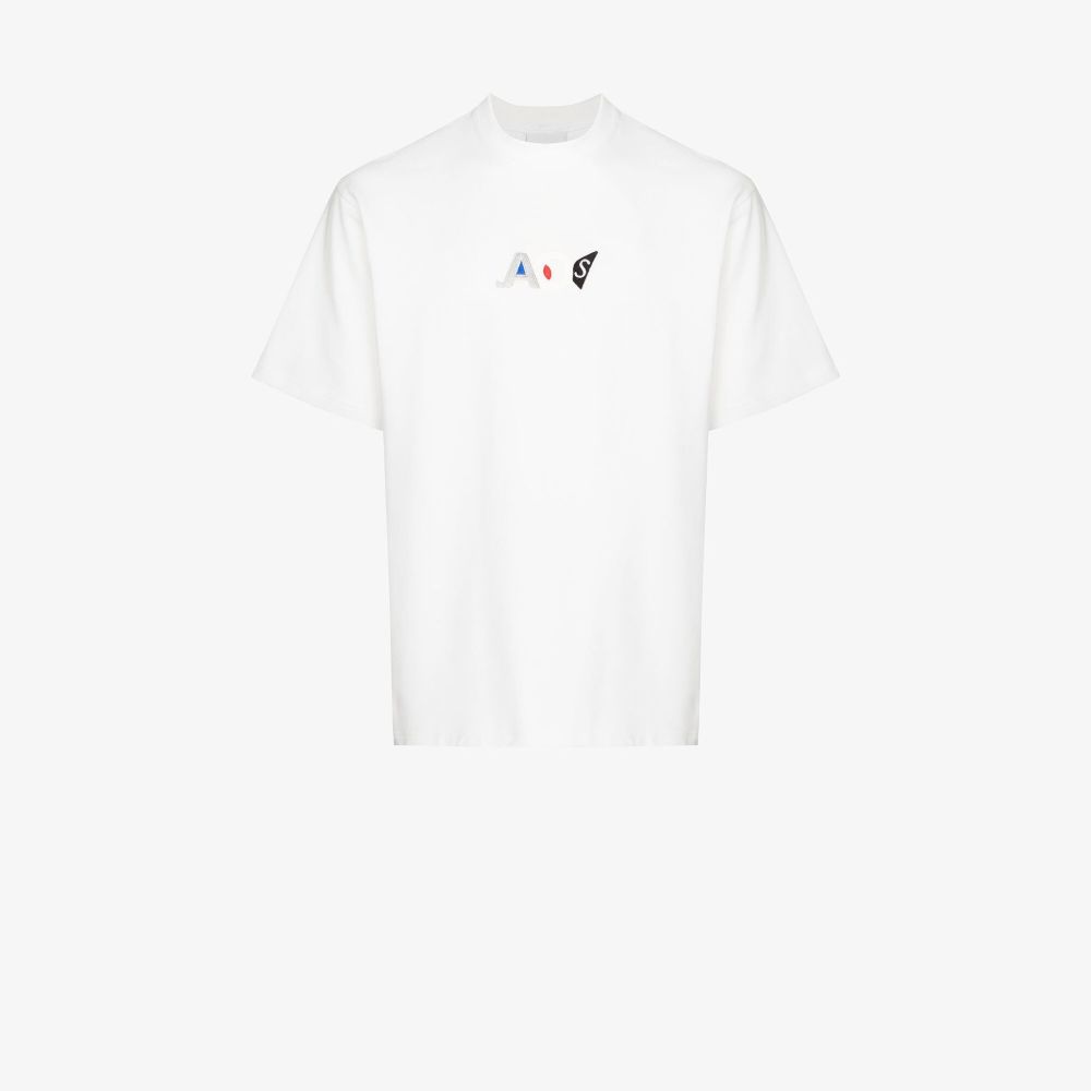 Bethany Williams Text-embroidered Relaxed-fit Stretch-organic Cotton T-shirt In White