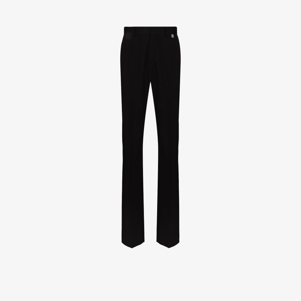 Alyx Tailored Grain-de-poudre Wool-blend Trousers In Black