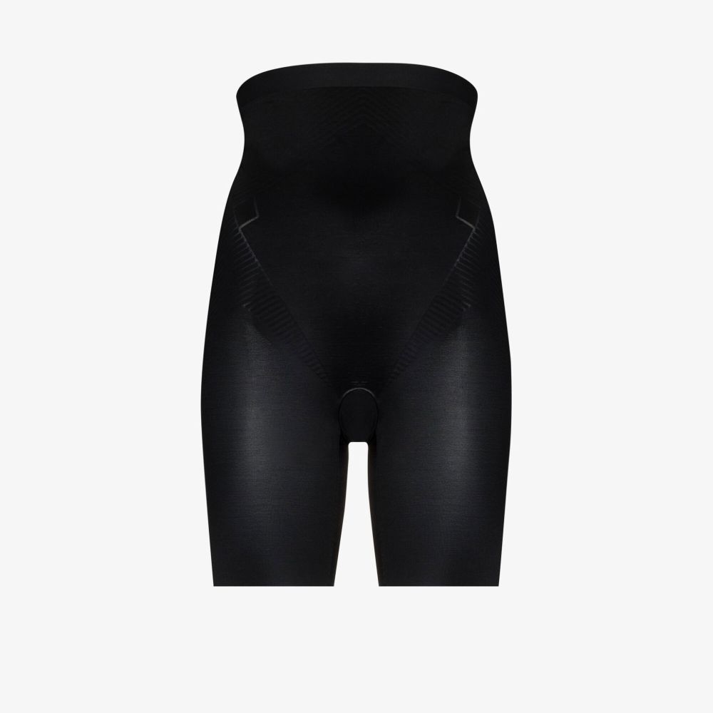 Spanx Black Thinstincts 2.0 High-Waisted Mid-Thigh Shorts