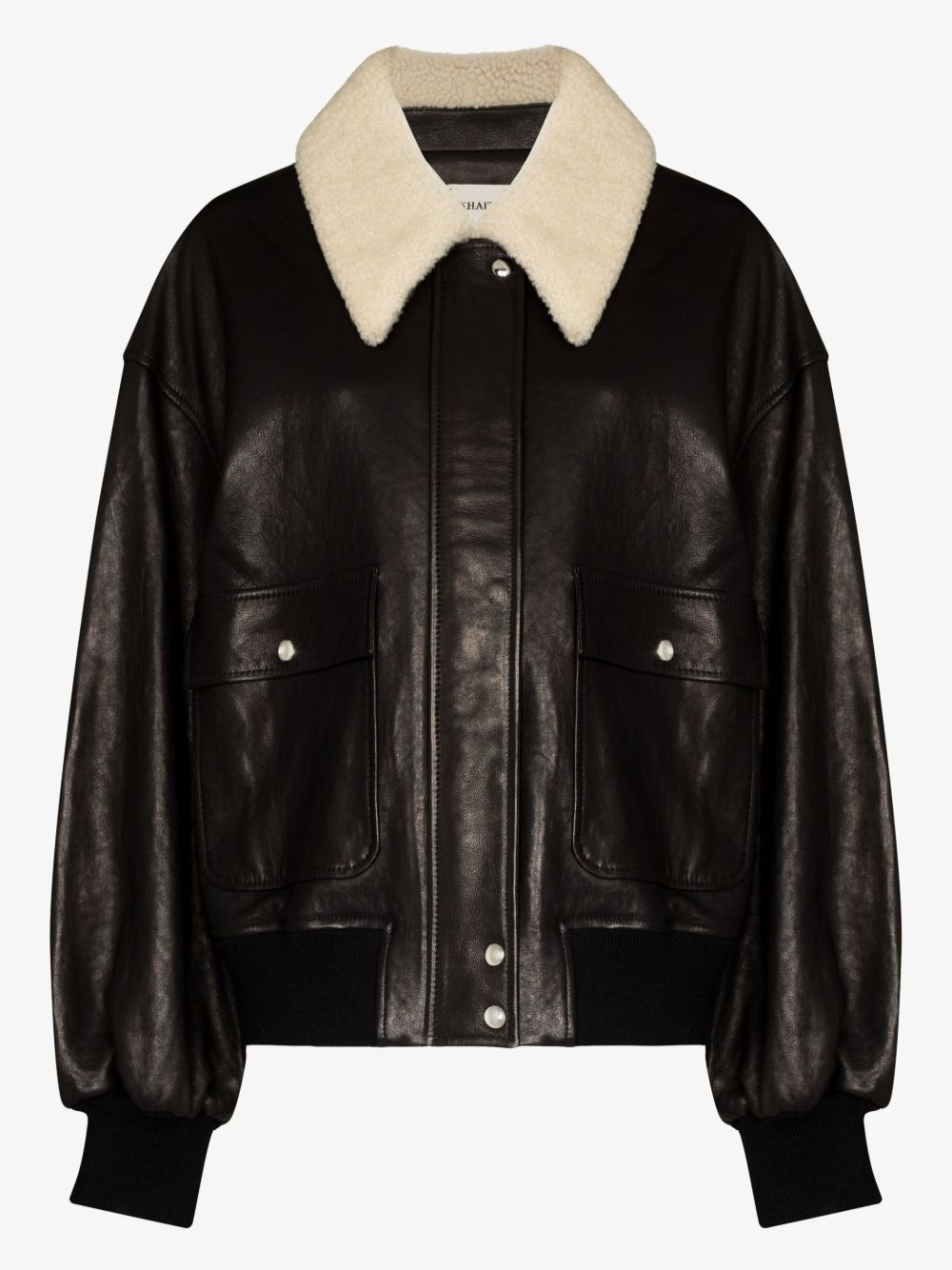 Black The Shellar Leather Jacket