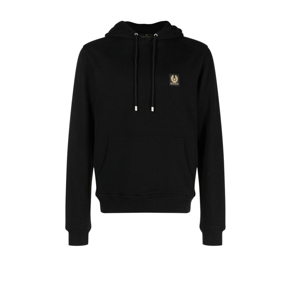 Belstaff Mens Pullover Hoodie In Black In Black