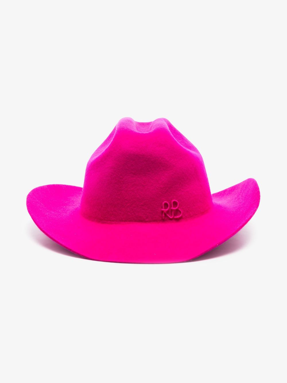 Pink Logo Embroidered Cowboy Hat