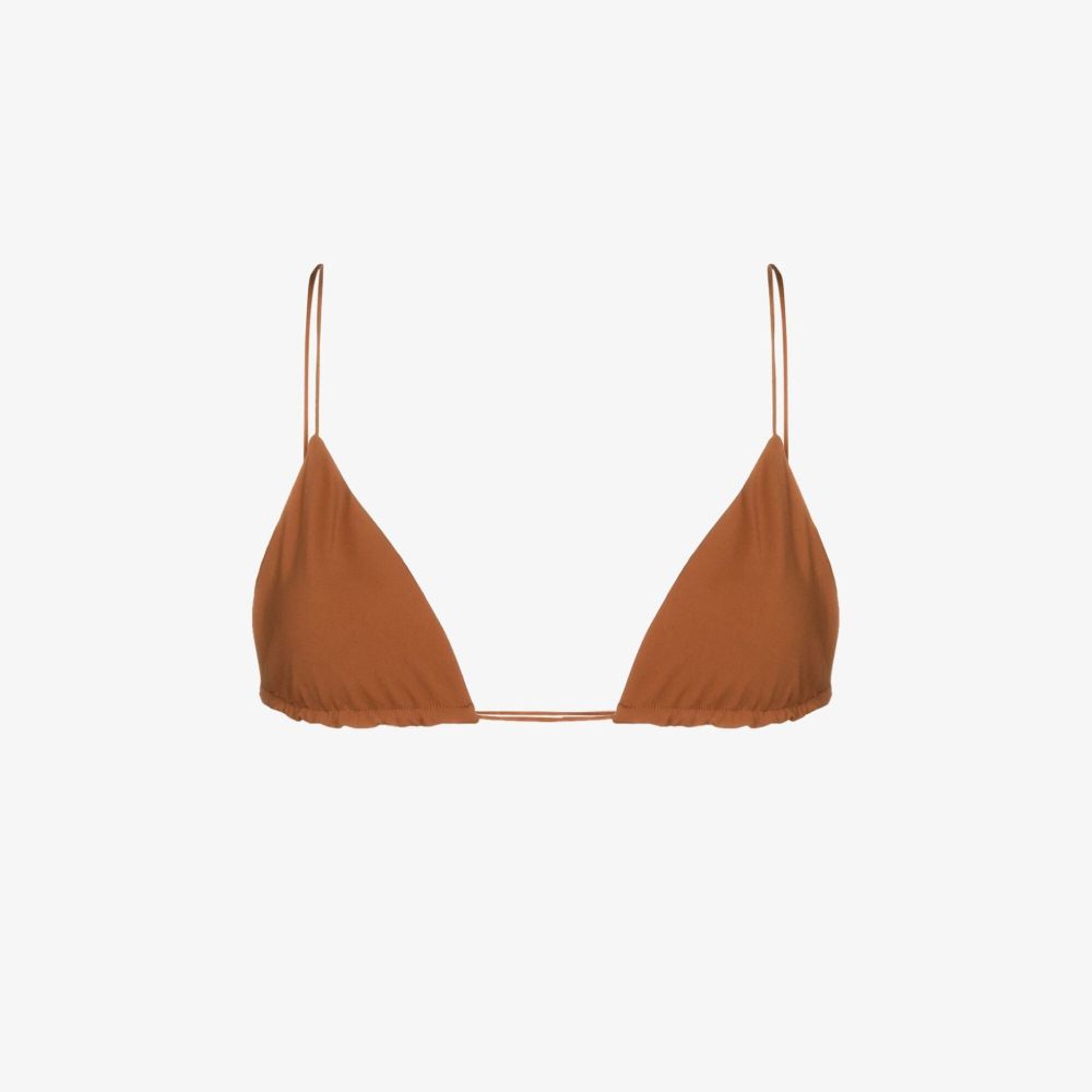 ST. AGNI FINE STRAP TRIANGLE BIKINI TOP - WOMEN'S - SPANDEX/ELASTANE/POLYAMIDE ZW22002TRF18321863