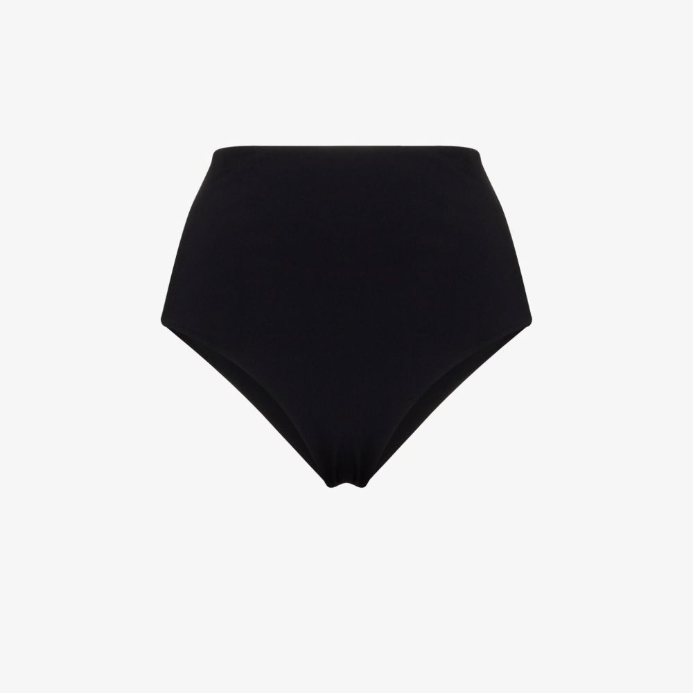 ST. AGNI X ZIAH BLACK HIGH-WAISTED BIKINI BOTTOMS,ZR22009BLK18321864