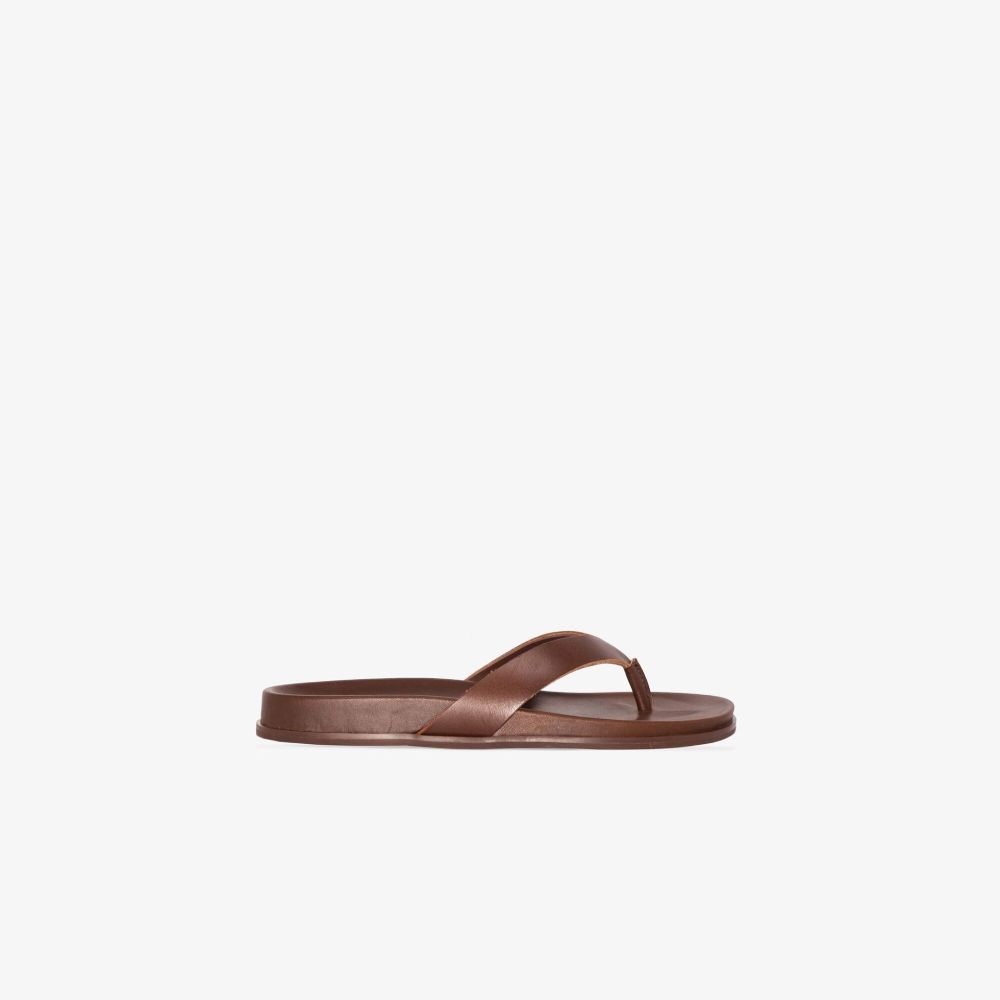 ST. AGNI OLIVER LEATHER SANDALS - WOMEN'S - LEATHER/RUBBER GioOliverSandal18324694