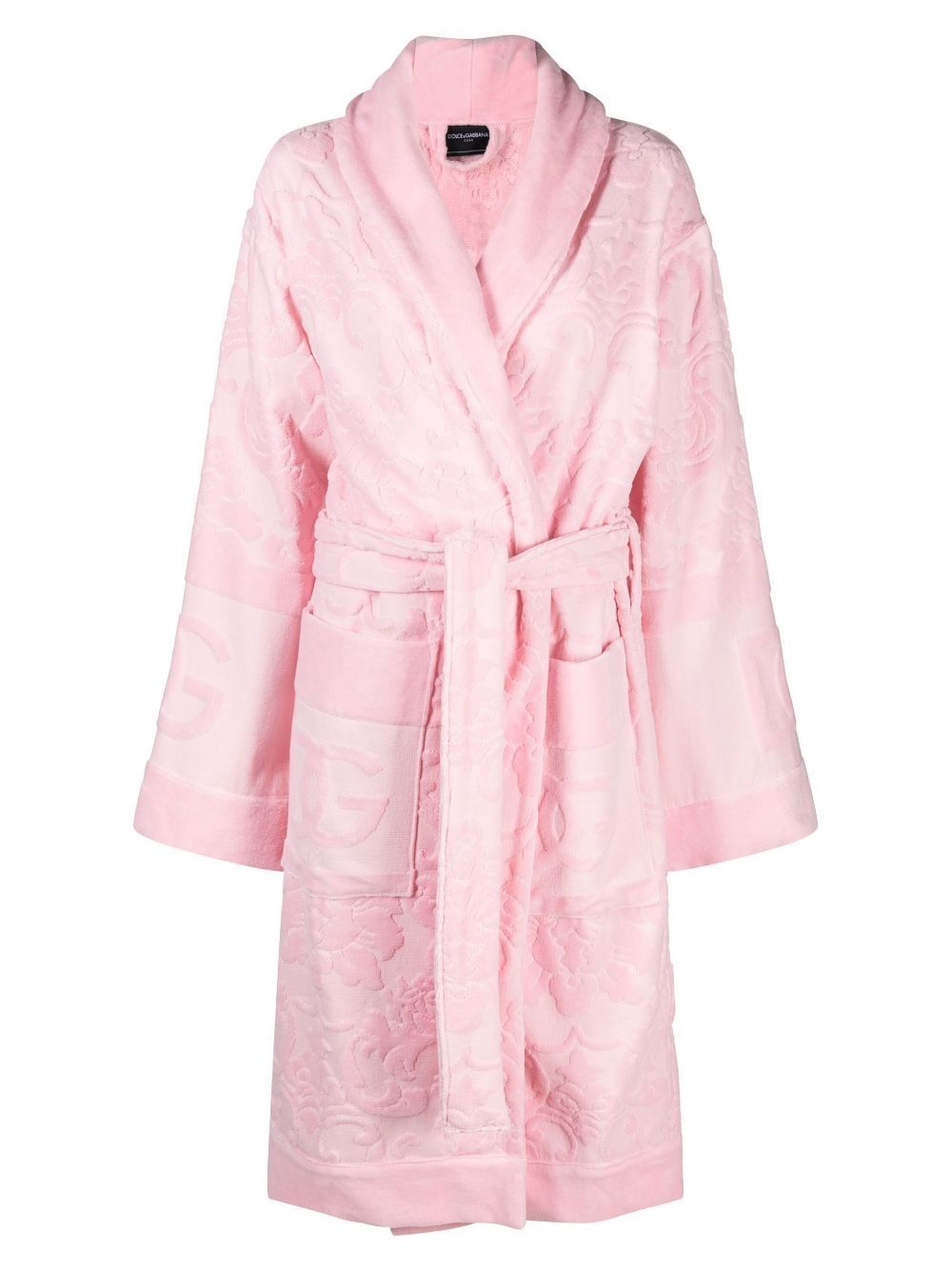 Pink DG Terry Cotton Robe