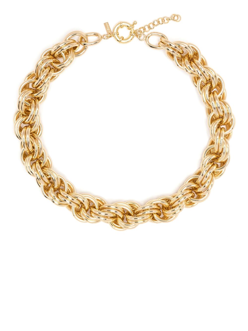 éliou Gold-Plated Bronco Necklace