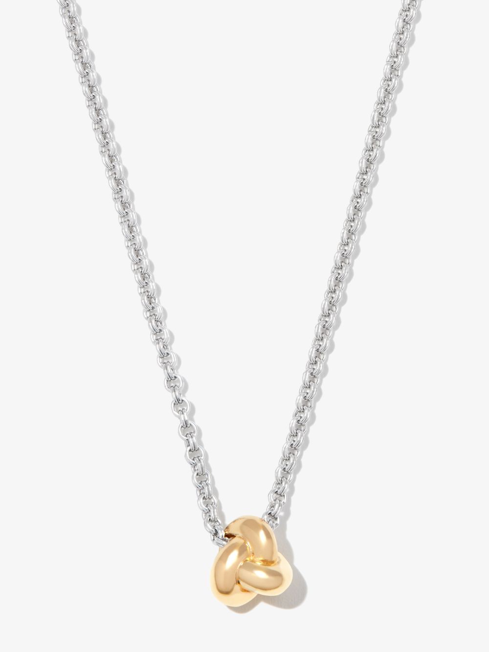 Sterling Silver Knot Pendant Necklace