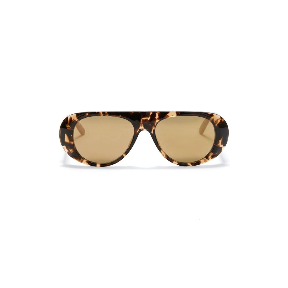Palm Angels Sierra Round-frame Sunglasses In Brown