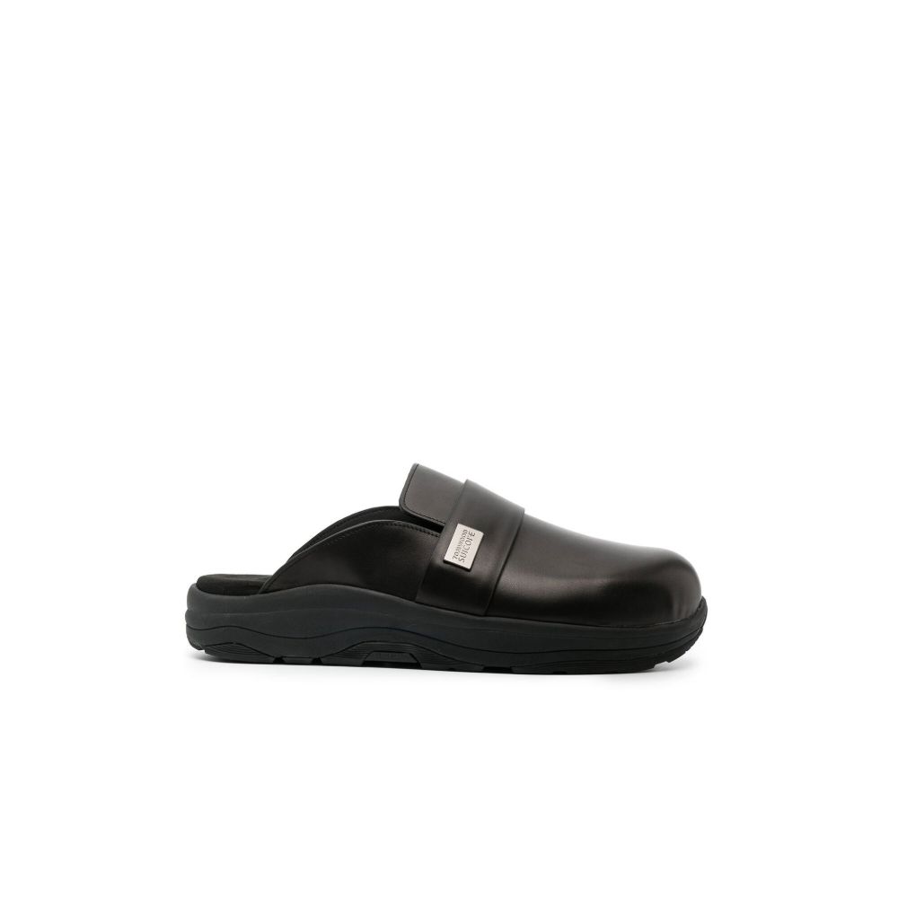 TOM WOOD X SUICOKE MAKÖ LEATHER CLOGS - MEN'S - CALF LEATHER/RUBBER,OG316LTWLTW18611792