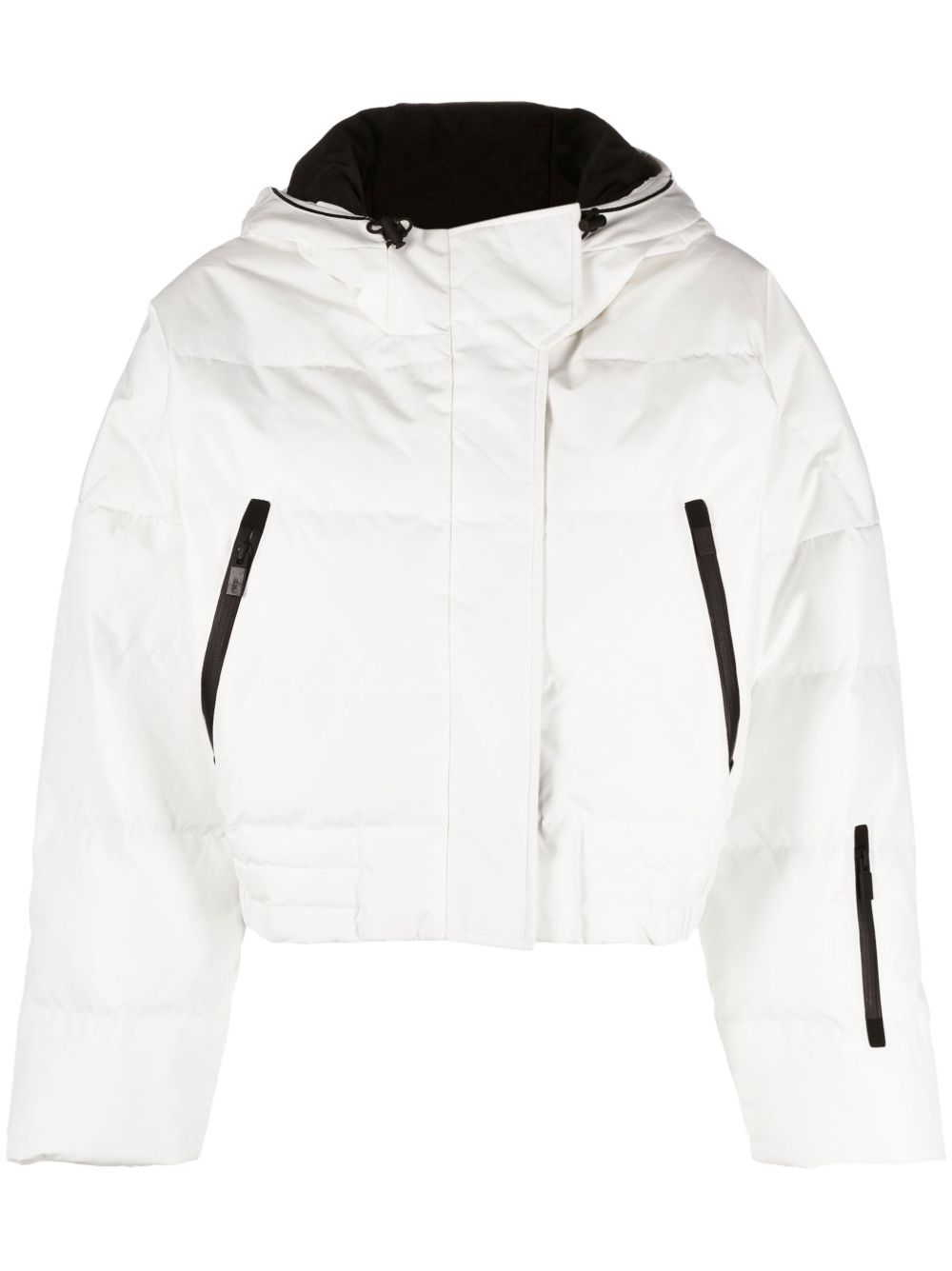 TEMPLA WHITE CROPPED PUFFER SKI JACKET,WFW22601118639769