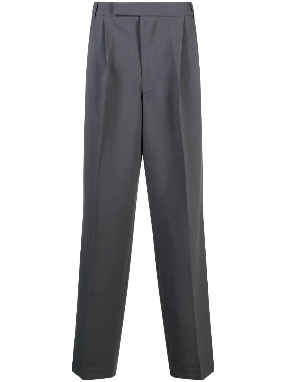 Grey Beo Straight-Leg Trousers