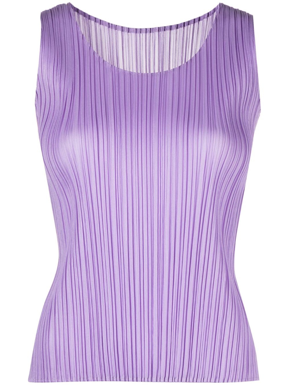 Issey Miyake Purple Monthly Colors: March Pleated Top