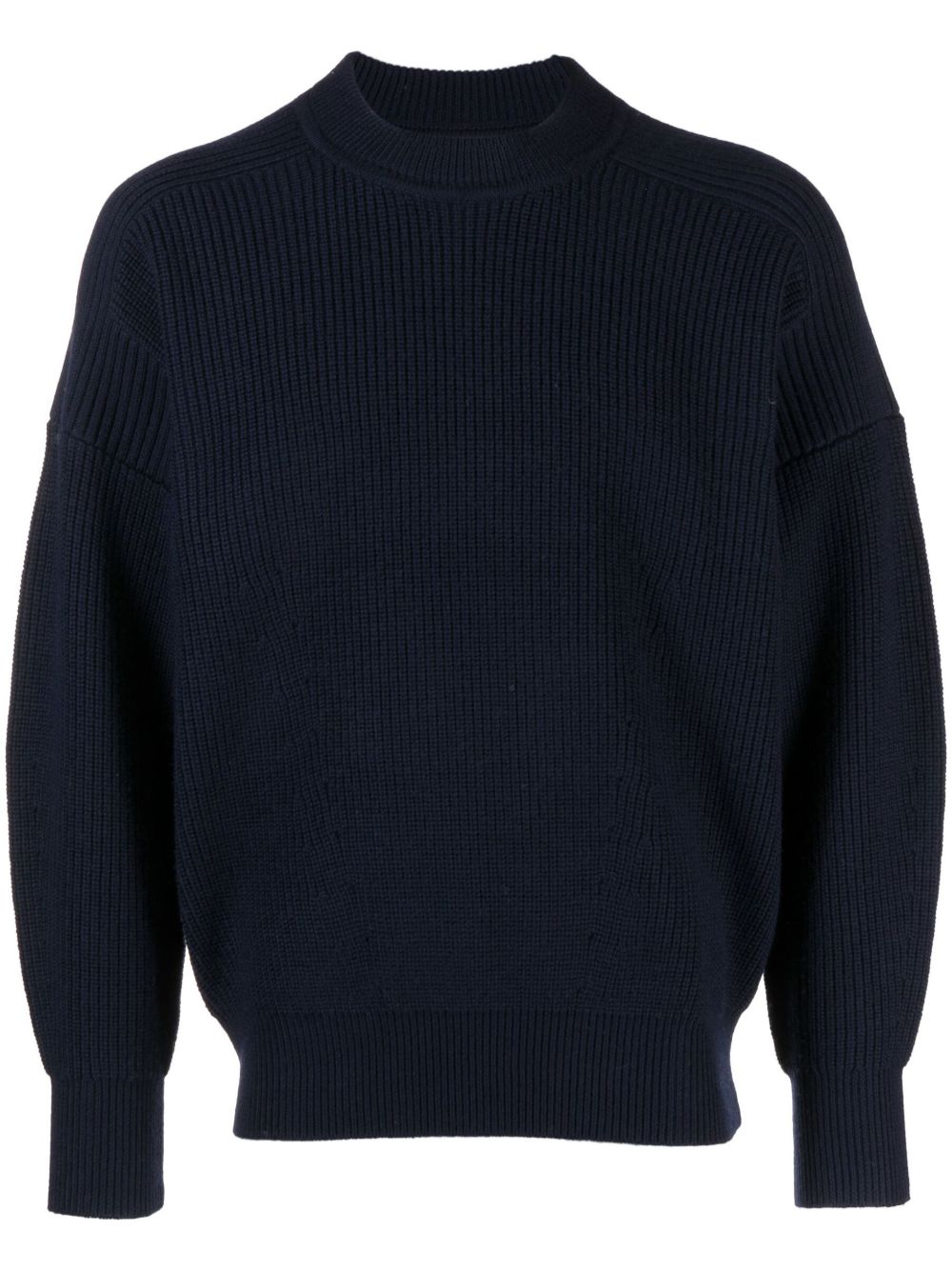 Isabel Marant Merino Wool Sweater With Raglan Sleeves In Blue