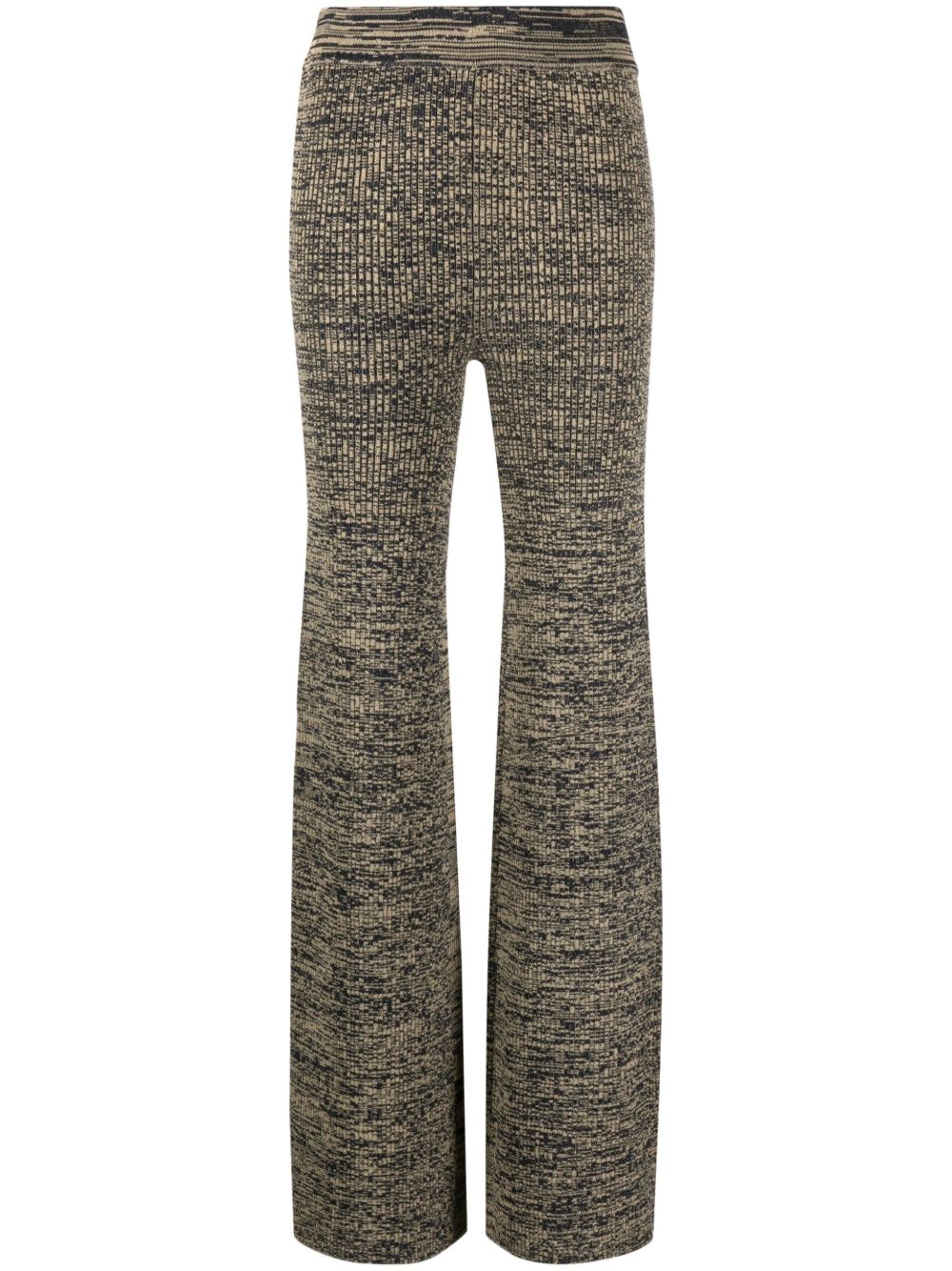 Remain Birger Christensen Soleima Straight-leg Knitted Trousers In Neutrals
