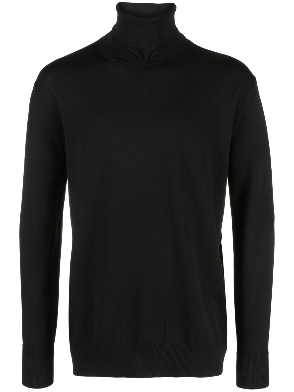 Jil Sander Man Turtleneck Burgundy Size 42 Wool In Black