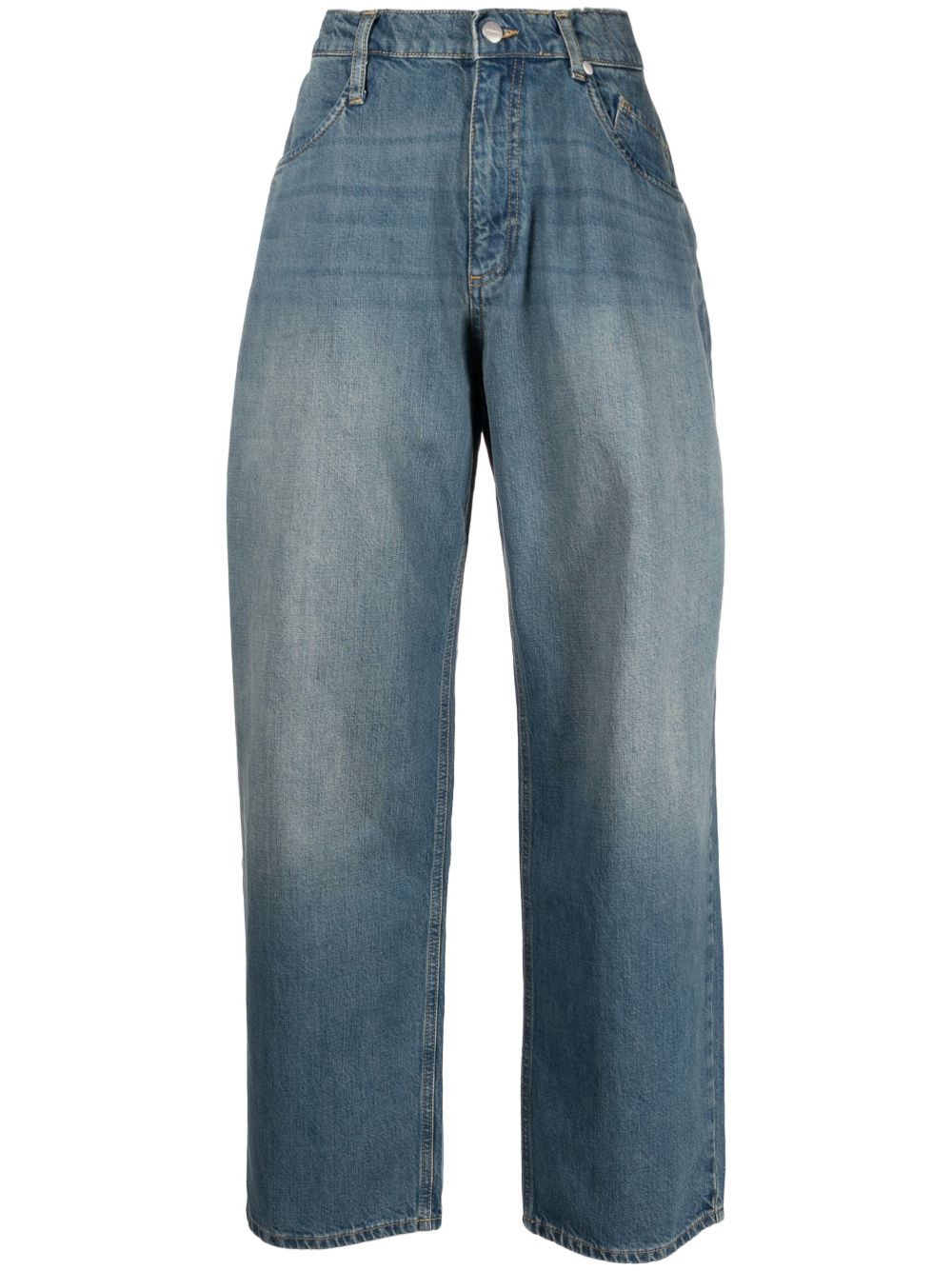 Miaou Blue Echo Baggy-fit Jeans In Blue