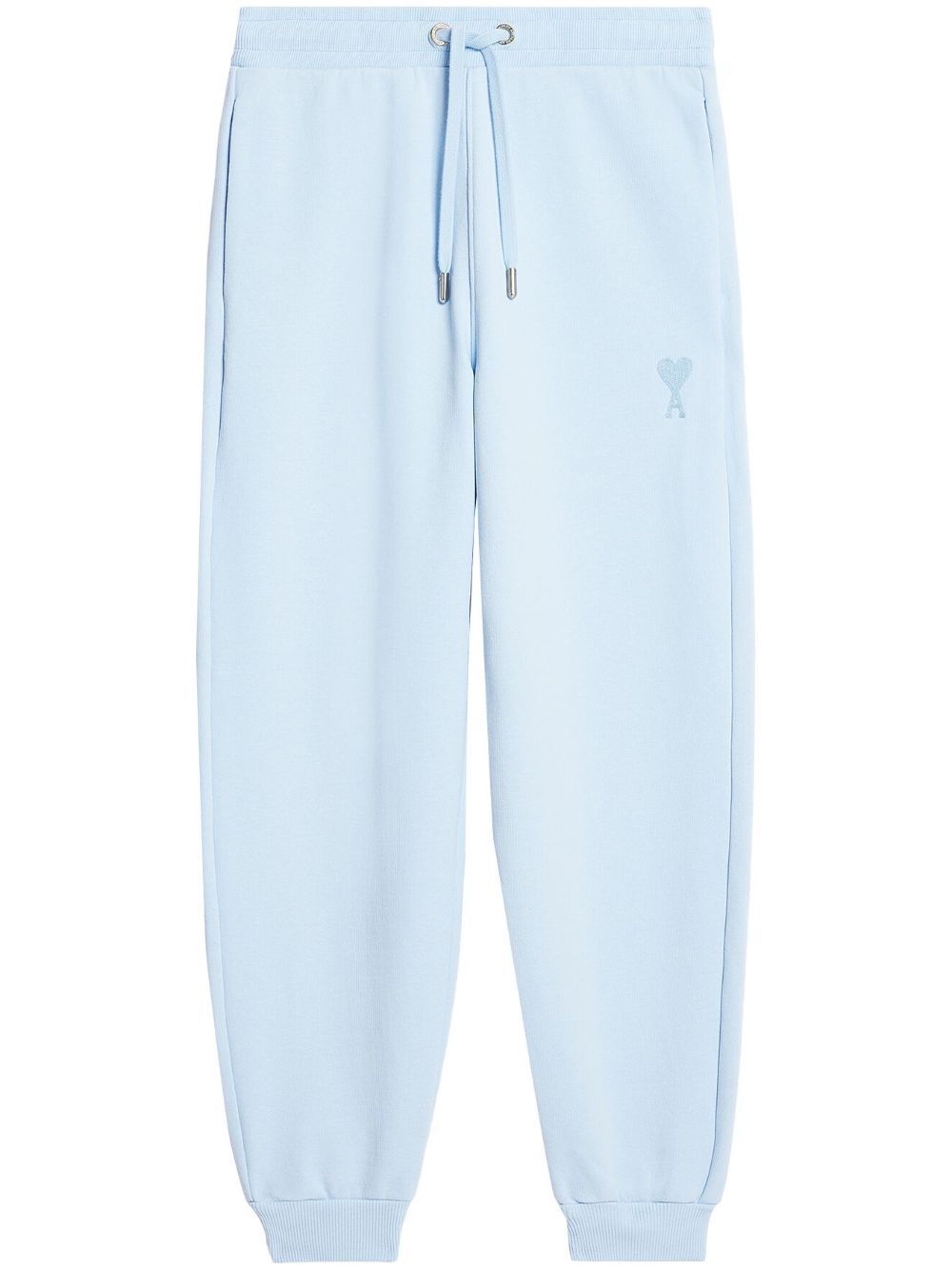 AMI ALEXANDRE MATTIUSSI BLUE AMI DE COEUR COTTON TRACK trousers,UTR20474719595202