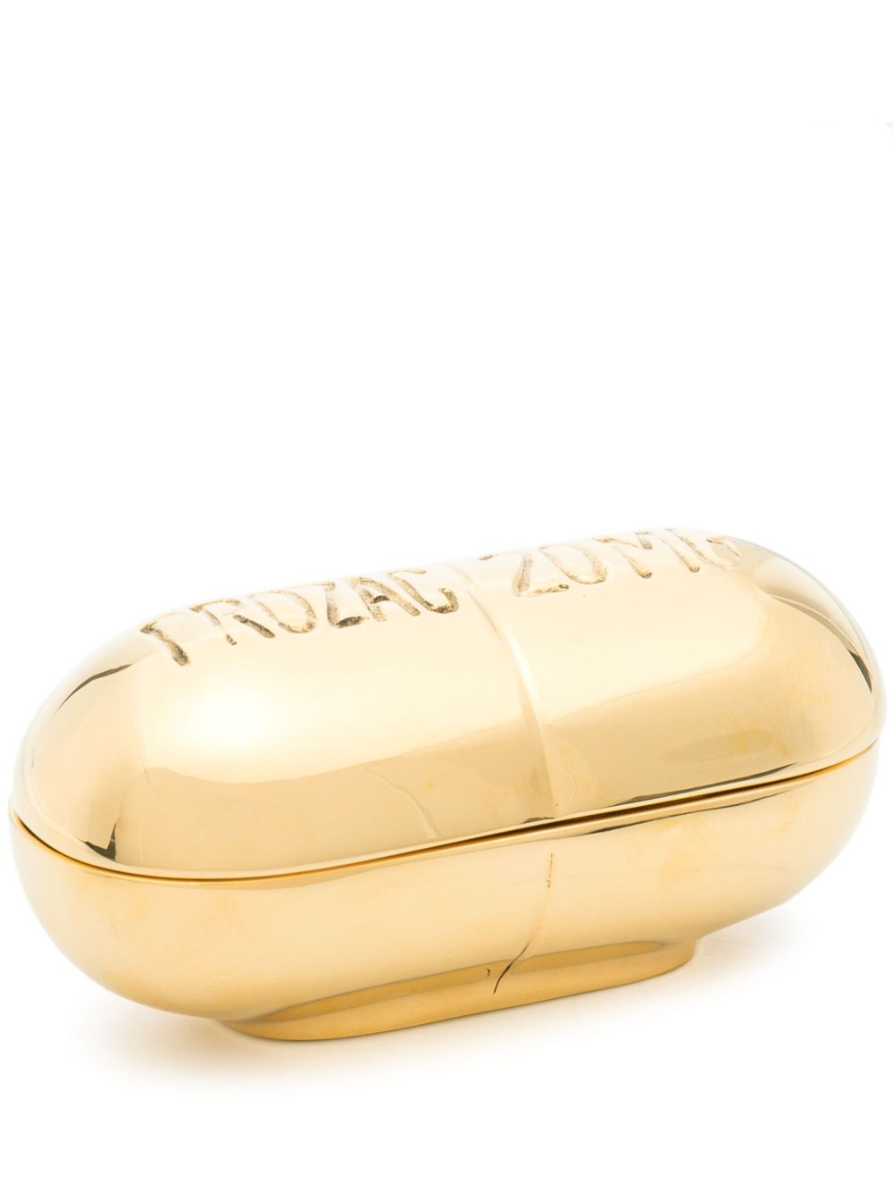 JONATHAN ADLER GOLD-TONE PROZAC PILL BOX,3077119619862