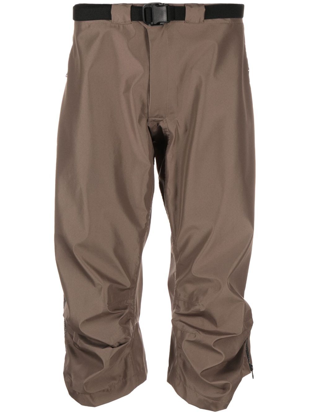 Gr10k Brown Cut Arc Shorts In Brown
