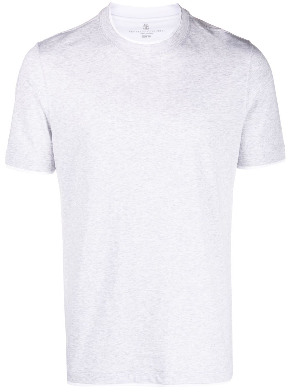Brunello Cucinelli Item O-neck Short-sleeved T-shirt In Grey