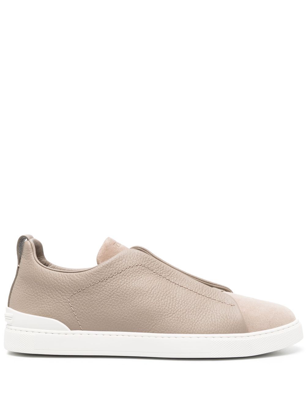 Zegna Suede Low-Top Sneakers