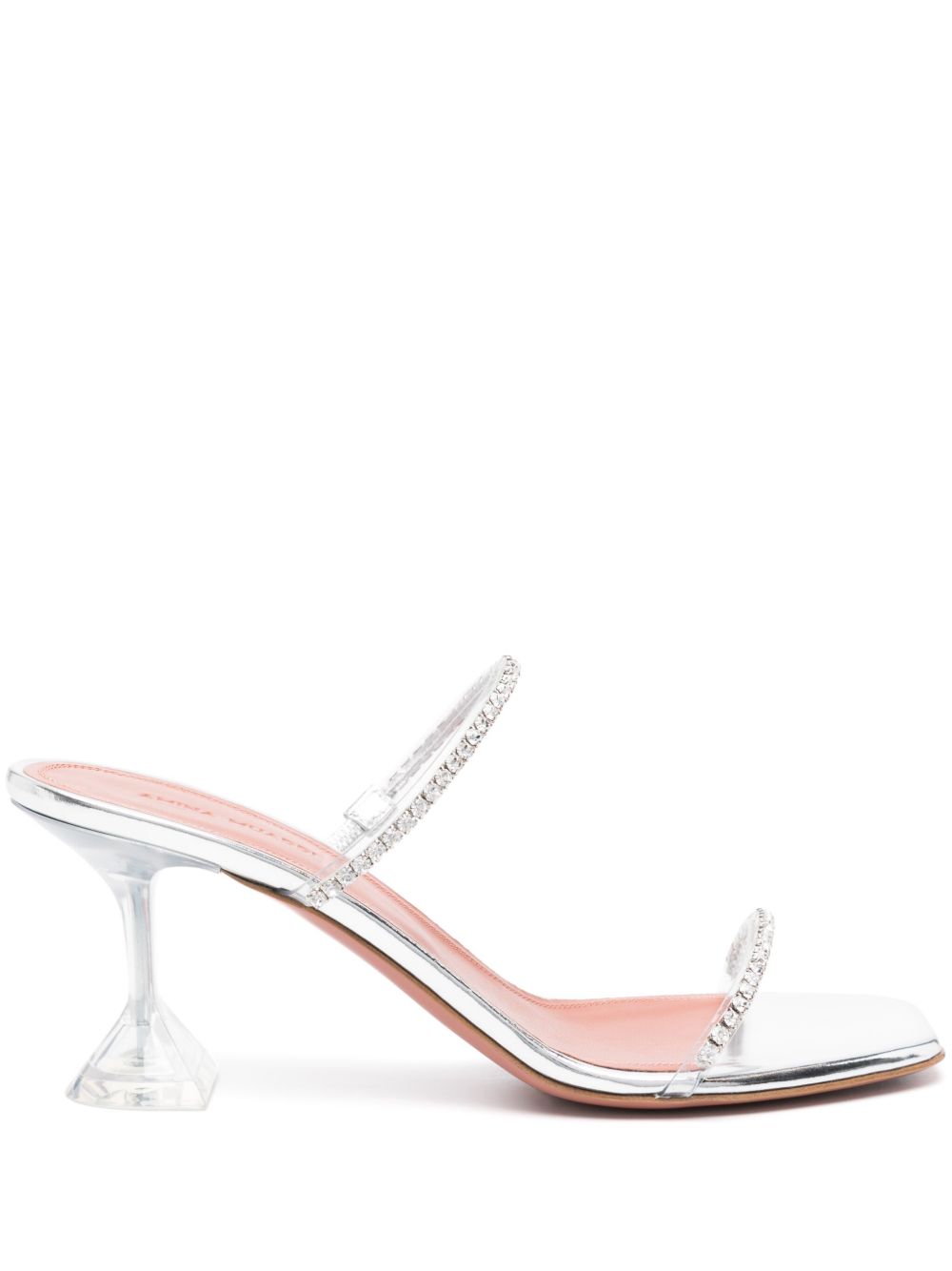 Silver Gilda 70 Crystal Sandals