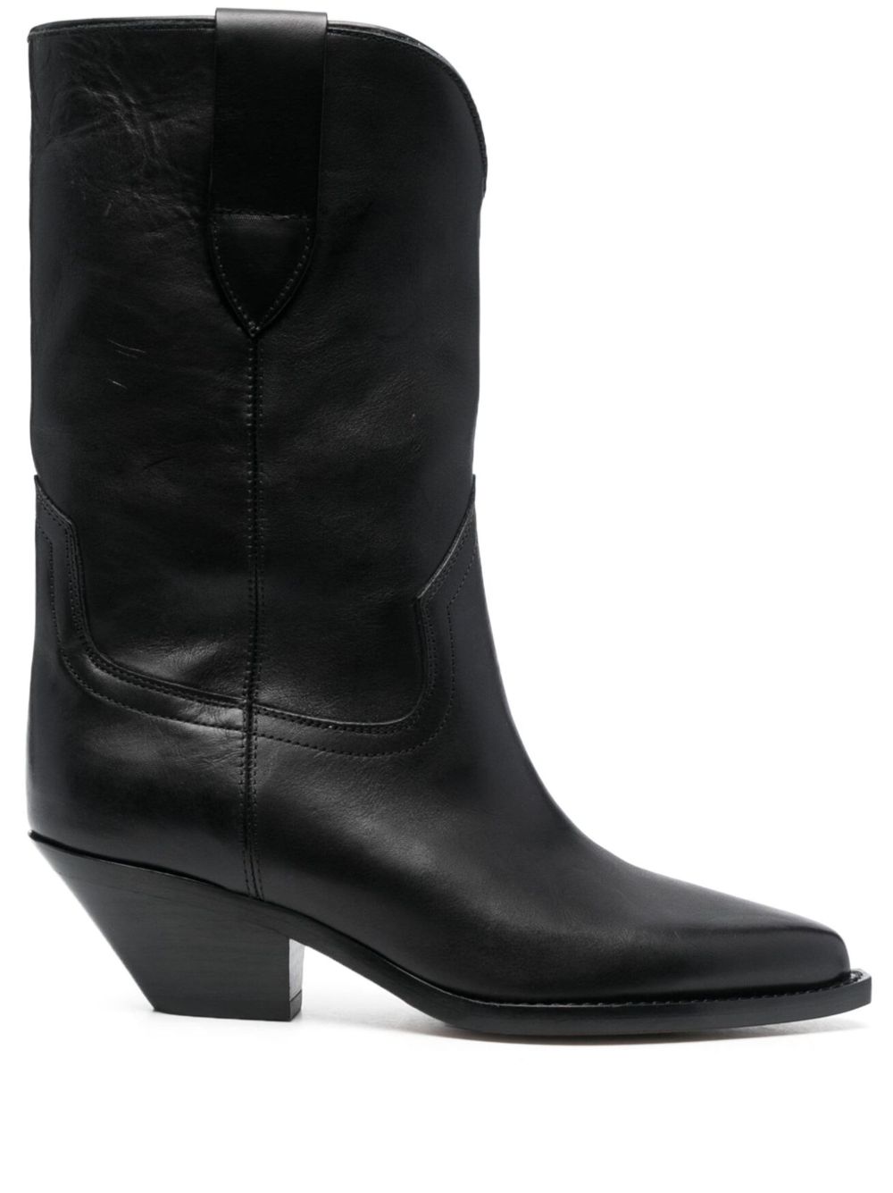 Black Dahope 50 Leather Western Boots