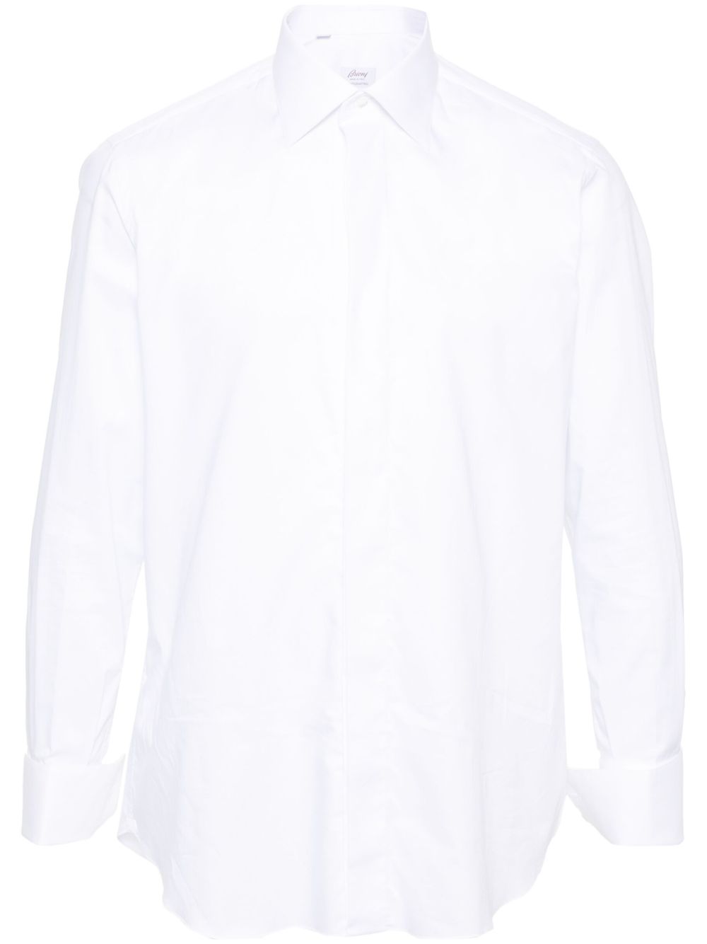 Brioni Essential Long-sleeved Shirt In White
