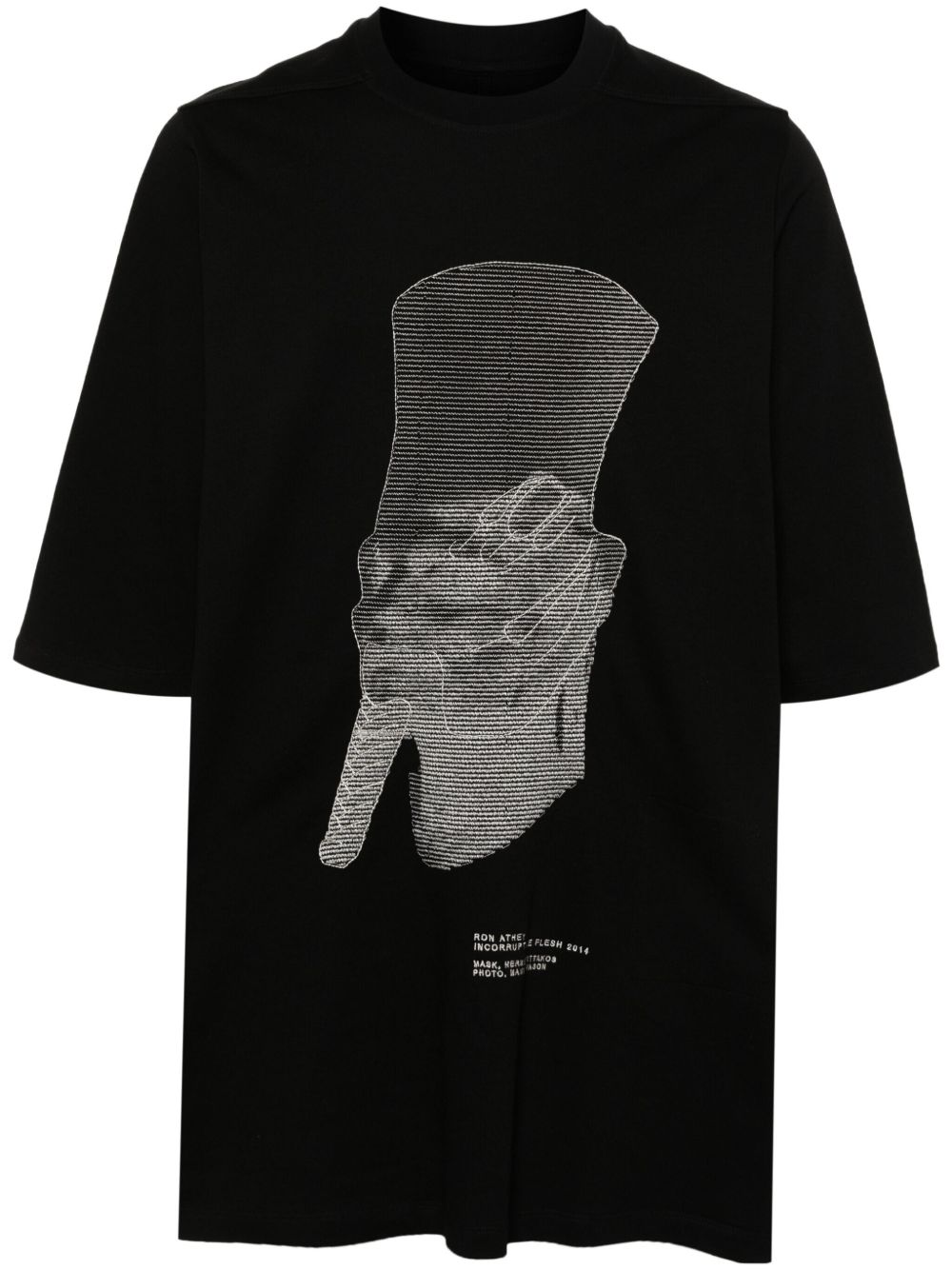 Black Ron Jumbo SS Cotton T-Shirt