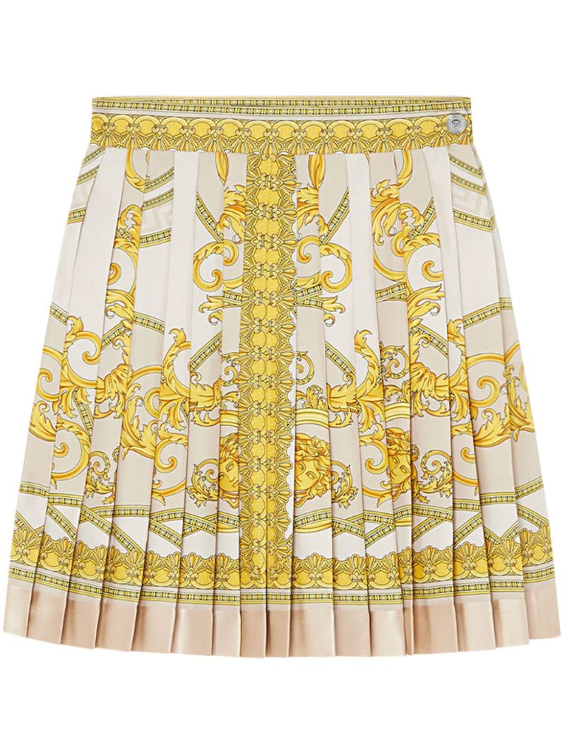 Gold versace skirt online