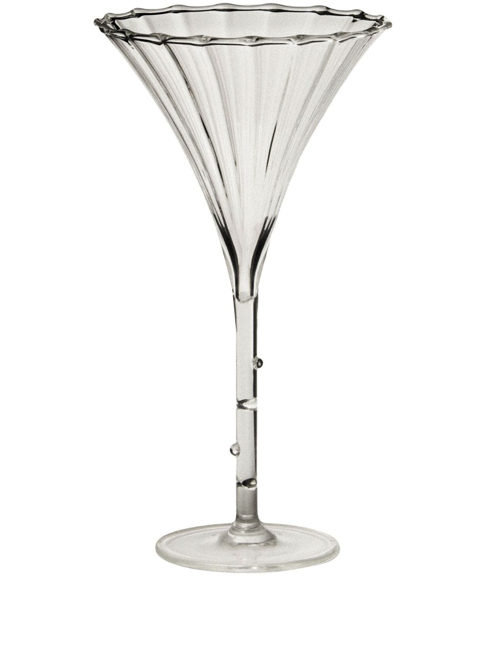 Sophie Lou Jacobsen Set-of-four Trumpet Aperitif Glasses In White