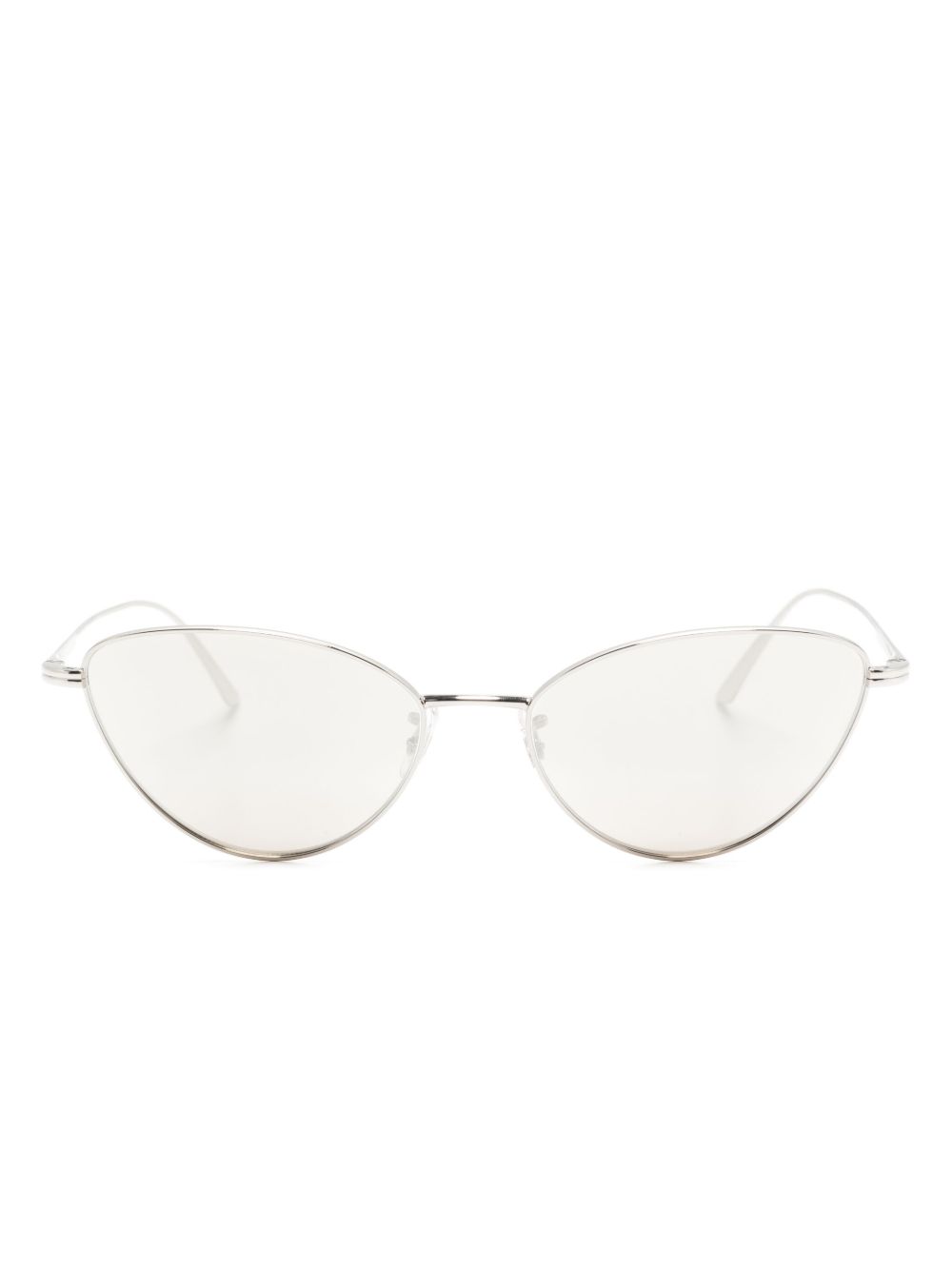 X Khaite Silver-Tone 1998C Cat-Eye Sunglasses